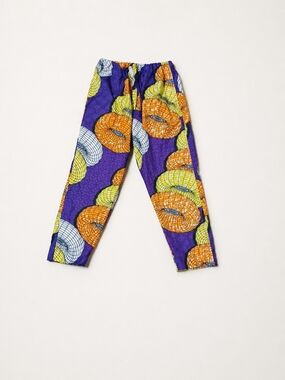 Handmade African Print Women's Pants | Drawstring Elastic Waist | Ankara Trouser